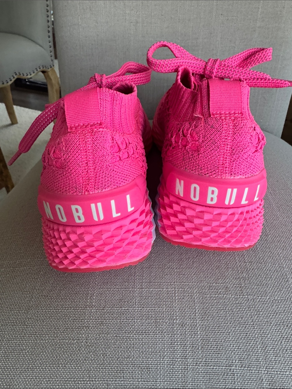 Nobull hot pink tennis shoes size 9 NWOT
Allday Knit - Picture 3 of 7
